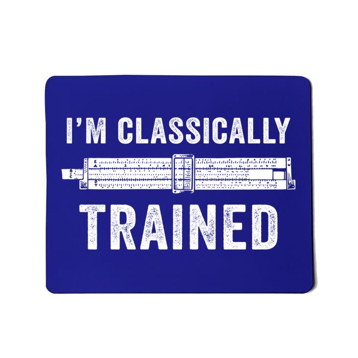 Slide Rule Mechanical Analog IM Classically Trained Gift Mousepad