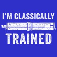 Slide Rule Mechanical Analog IM Classically Trained Gift Mousepad