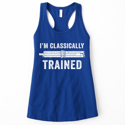 Slide Rule Mechanical Analog IM Classically Trained Gift Womens Tank Top