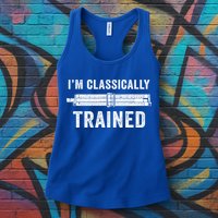 Slide Rule Mechanical Analog IM Classically Trained Gift Womens Tank Top