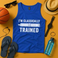 Slide Rule Mechanical Analog IM Classically Trained Gift Tank Top