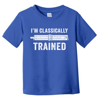 Slide Rule Mechanical Analog IM Classically Trained Gift Toddler T-Shirt