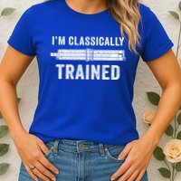 Slide Rule Mechanical Analog IM Classically Trained Gift Womens T-Shirt