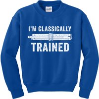 Slide Rule Mechanical Analog IM Classically Trained Gift Kids Sweatshirt