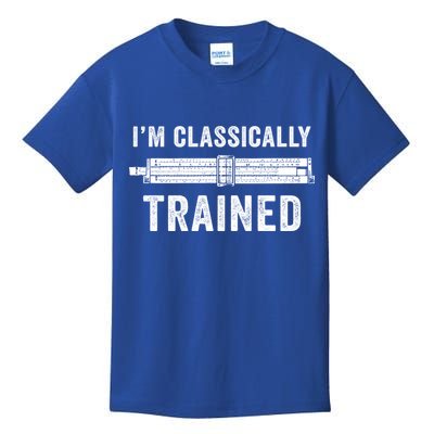 Slide Rule Mechanical Analog IM Classically Trained Gift Kids T-Shirt