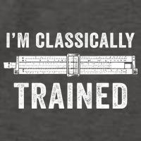 Slide Rule Mechanical Analog IM Classically Trained Gift Vector Backpack