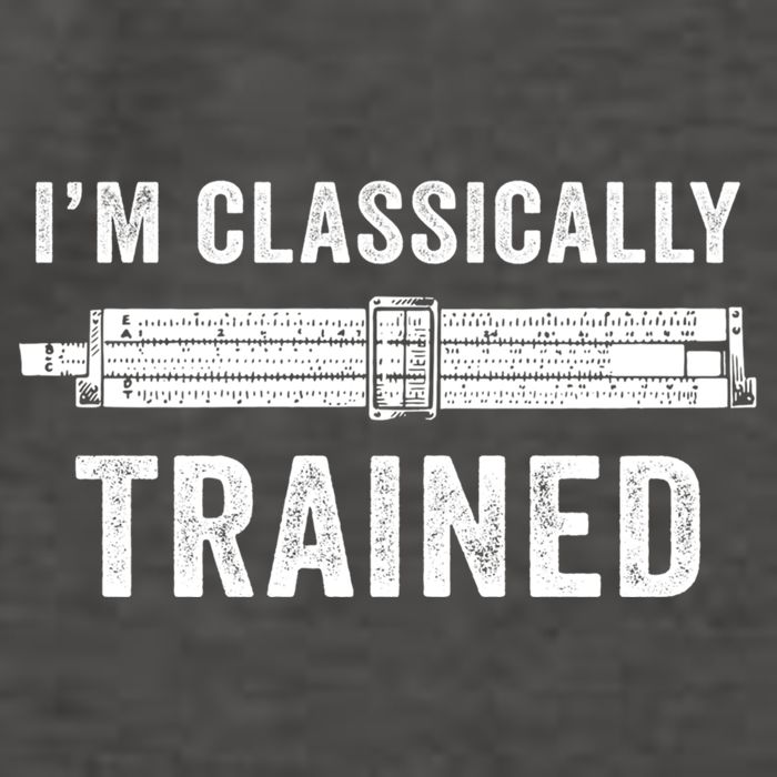 Slide Rule Mechanical Analog IM Classically Trained Gift Vector Backpack