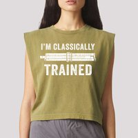 Slide Rule Mechanical Analog IM Classically Trained Gift Garment-Dyed Women's Muscle Tee