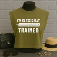 Slide Rule Mechanical Analog IM Classically Trained Gift Garment-Dyed Women's Muscle Tee