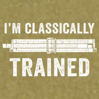 Slide Rule Mechanical Analog IM Classically Trained Gift Garment-Dyed Women's Muscle Tee