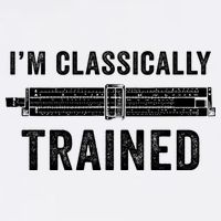 Slide Rule Mechanical Analog IM Classically Trained Gift Garment-Dyed Sweatshirt