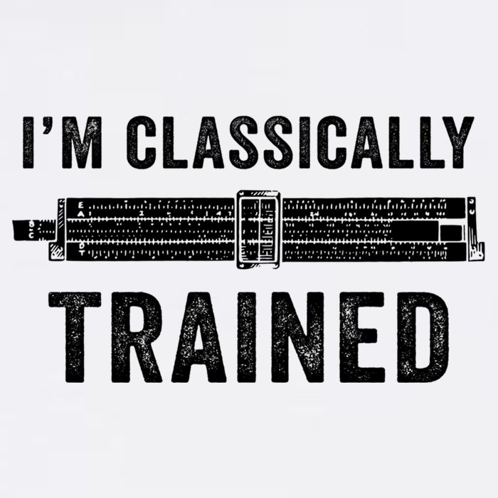 Slide Rule Mechanical Analog IM Classically Trained Gift Garment-Dyed Sweatshirt