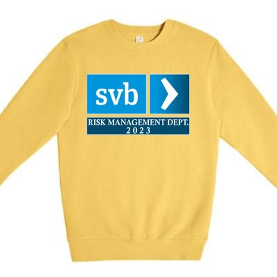 SVB Risk Management Dept. Department Team 2023 Premium Crewneck Sweatshirt