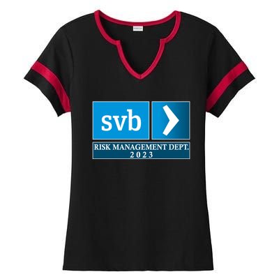 SVB Risk Management Dept. Department Team 2023 Ladies Halftime Notch Neck Tee