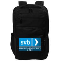 SVB Risk Management Dept. Department Team 2023 Impact Tech Backpack