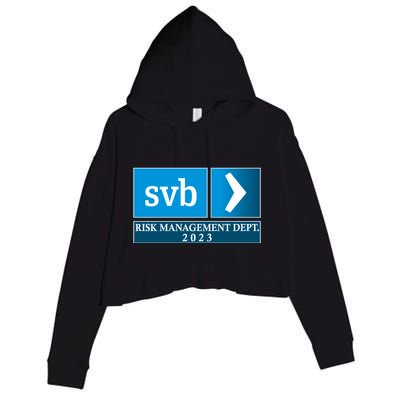 SVB Risk Management Dept. Department Team 2023 Crop Fleece Hoodie