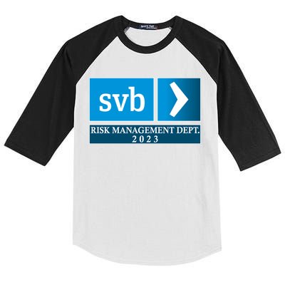 SVB Risk Management Dept. Department Team 2023 Kids Colorblock Raglan Jersey