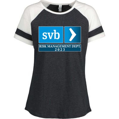 SVB Risk Management Dept. Department Team 2023 Enza Ladies Jersey Colorblock Tee