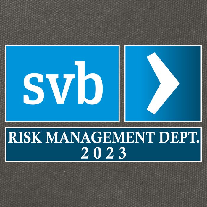 SVB Risk Management Dept. Department Team 2023 Cotton Canvas Backpack