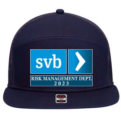 SVB Risk Management Dept. Department Team 2023 7 Panel Mesh Trucker Snapback Hat