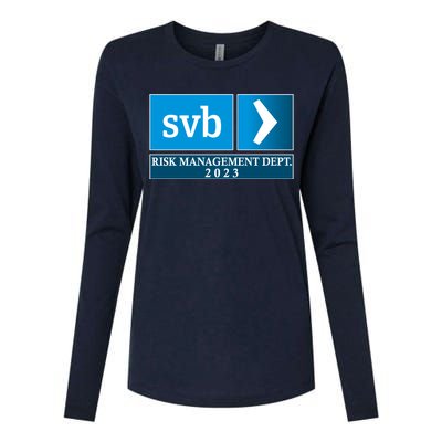 SVB Risk Management Dept. Department Team 2023 Womens Cotton Relaxed Long Sleeve T-Shirt