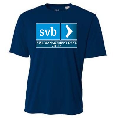 SVB Risk Management Dept. Department Team 2023 Cooling Performance Crew T-Shirt