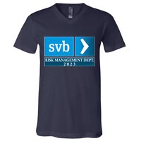 SVB Risk Management Dept. Department Team 2023 V-Neck T-Shirt