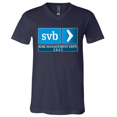 SVB Risk Management Dept. Department Team 2023 V-Neck T-Shirt