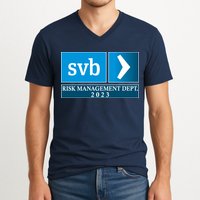 SVB Risk Management Dept. Department Team 2023 V-Neck T-Shirt
