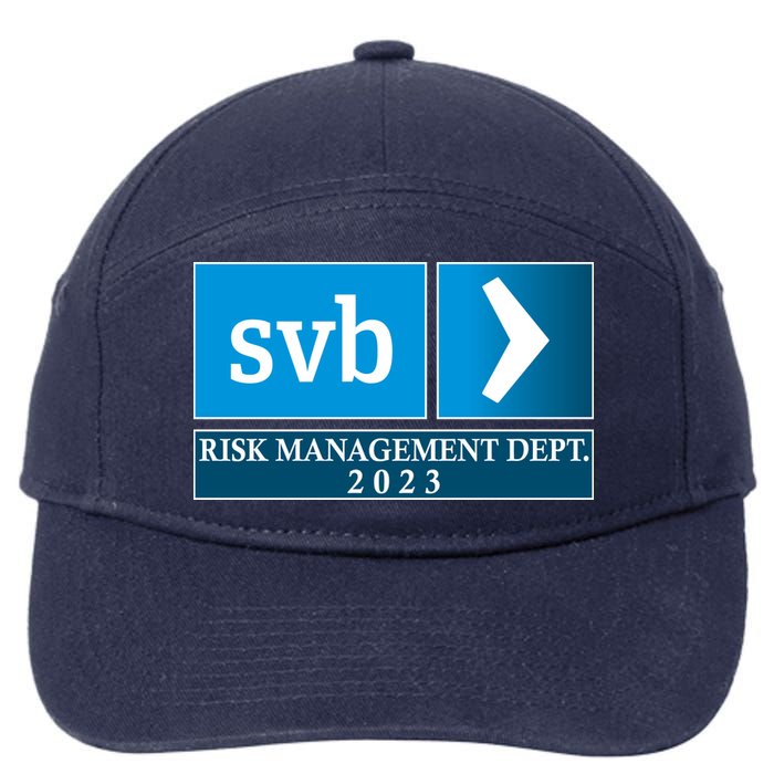 SVB Risk Management Dept. Department Team 2023 7-Panel Snapback Hat