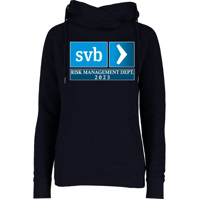 SVB Risk Management Dept. Department Team 2023 Womens Funnel Neck Pullover Hood