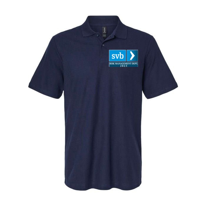 SVB Risk Management Dept. Department Team 2023 Softstyle Adult Sport Polo