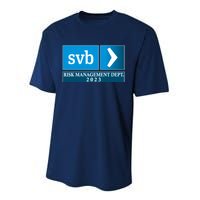 SVB Risk Management Dept. Department Team 2023 Performance Sprint T-Shirt