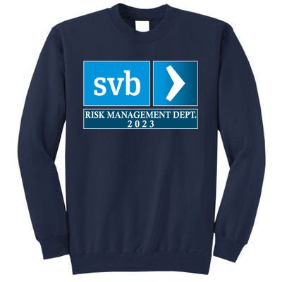 SVB Risk Management Dept. Department Team 2023 Tall Sweatshirt