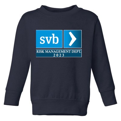 SVB Risk Management Dept. Department Team 2023 Toddler Sweatshirt