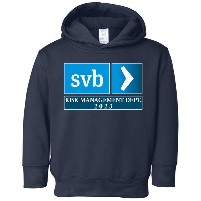SVB Risk Management Dept. Department Team 2023 Toddler Hoodie