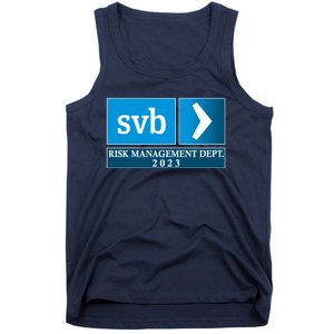 SVB Risk Management Dept. Department Team 2023 Tank Top