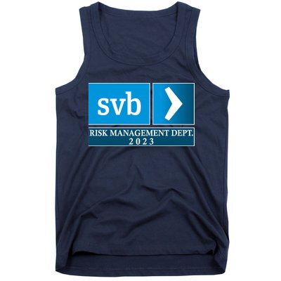 SVB Risk Management Dept. Department Team 2023 Tank Top