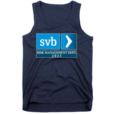 SVB Risk Management Dept. Department Team 2023 Tank Top