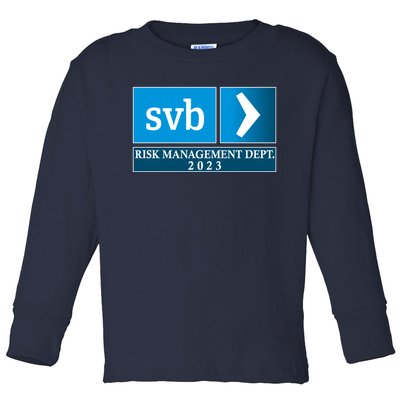 SVB Risk Management Dept. Department Team 2023 Toddler Long Sleeve Shirt