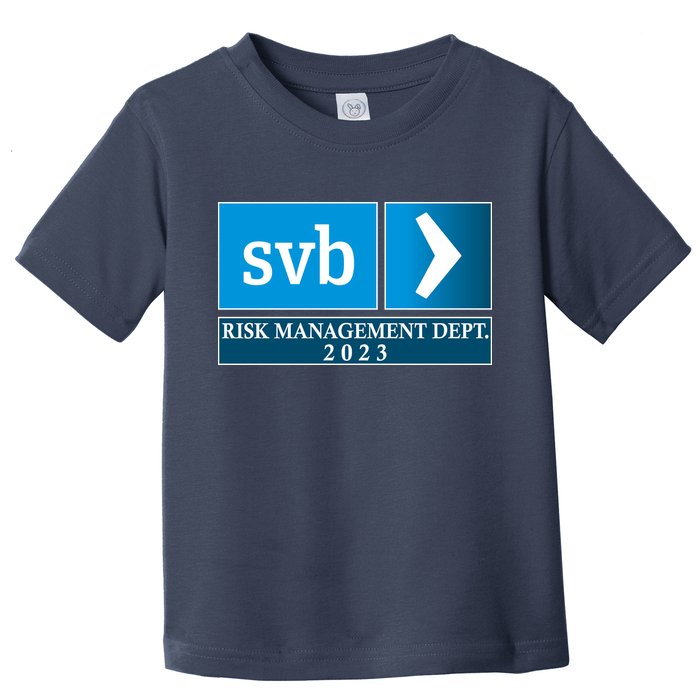 SVB Risk Management Dept. Department Team 2023 Toddler T-Shirt