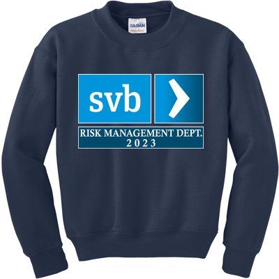 SVB Risk Management Dept. Department Team 2023 Kids Sweatshirt