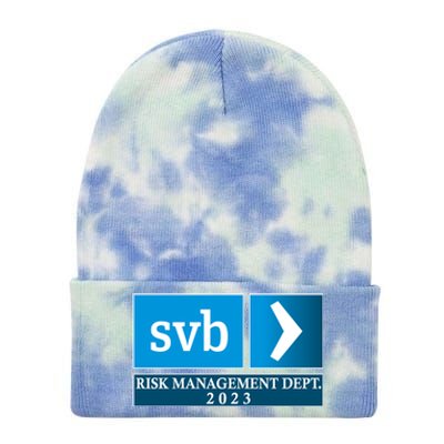 SVB Risk Management Dept. Department Team 2023 Tie Dye 12in Knit Beanie