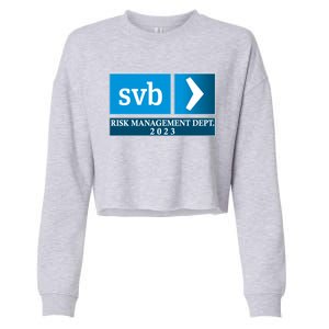 SVB Risk Management Dept. Department Team 2023 Cropped Pullover Crew