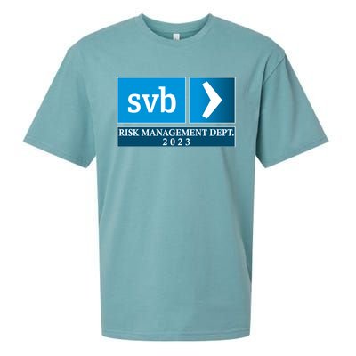 SVB Risk Management Dept. Department Team 2023 Sueded Cloud Jersey T-Shirt