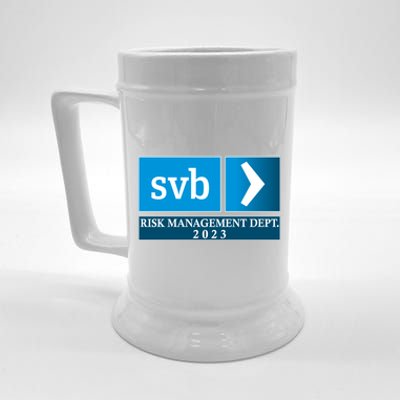 SVB Risk Management Dept. Department Team 2023 Beer Stein