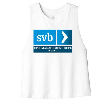 SVB Risk Management Dept. Department Team 2023 Women's Racerback Cropped Tank