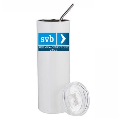 SVB Risk Management Dept. Department Team 2023 Stainless Steel Tumbler