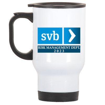 SVB Risk Management Dept. Department Team 2023 Stainless Steel Travel Mug