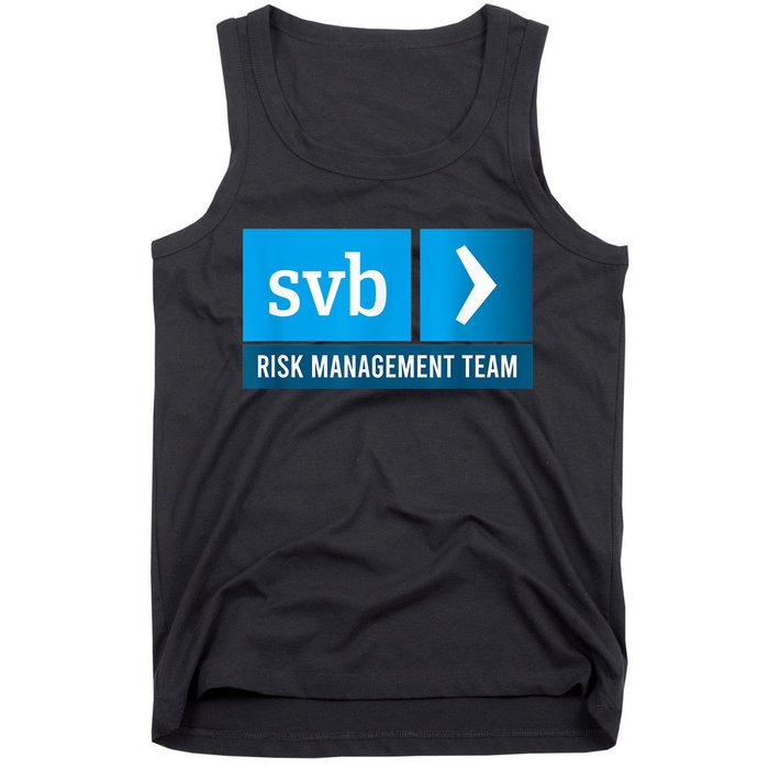 SVB Risk Management Team Svb Risk Management Department Tank Top
